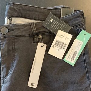 NWT Kut from the Kloth size 14 Diana BLACK skinny jeans